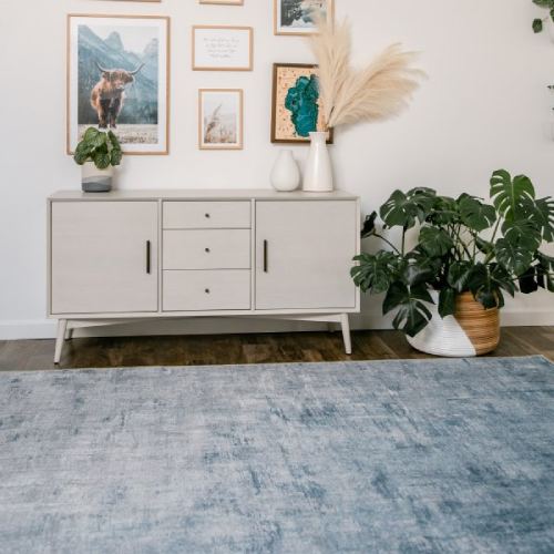 Impasto Slate Blue Rug