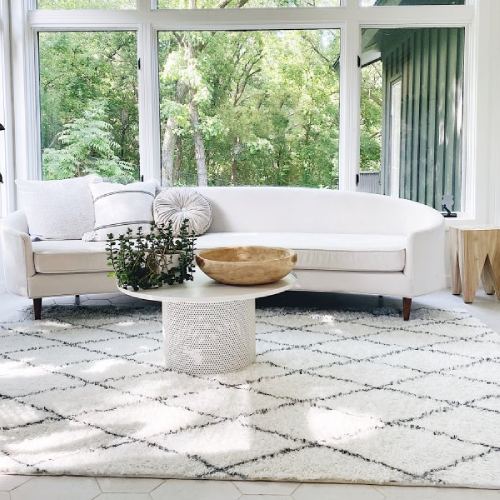 Moroccan Diamond Plush Rug